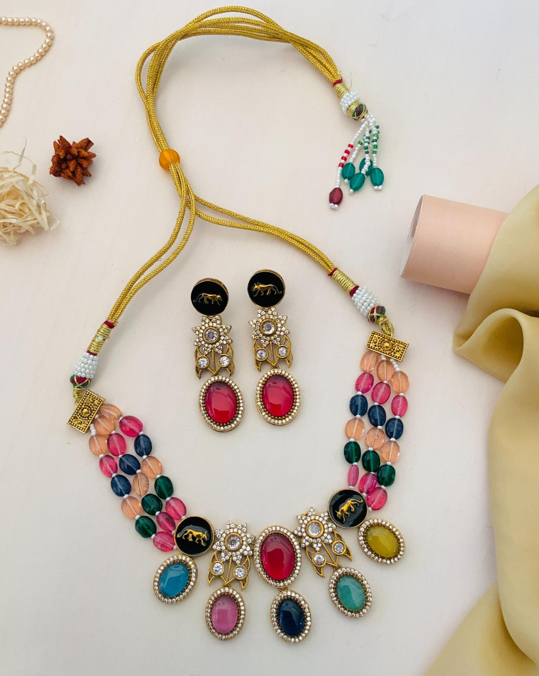 Gold Plated Sabyasachi Necklace 