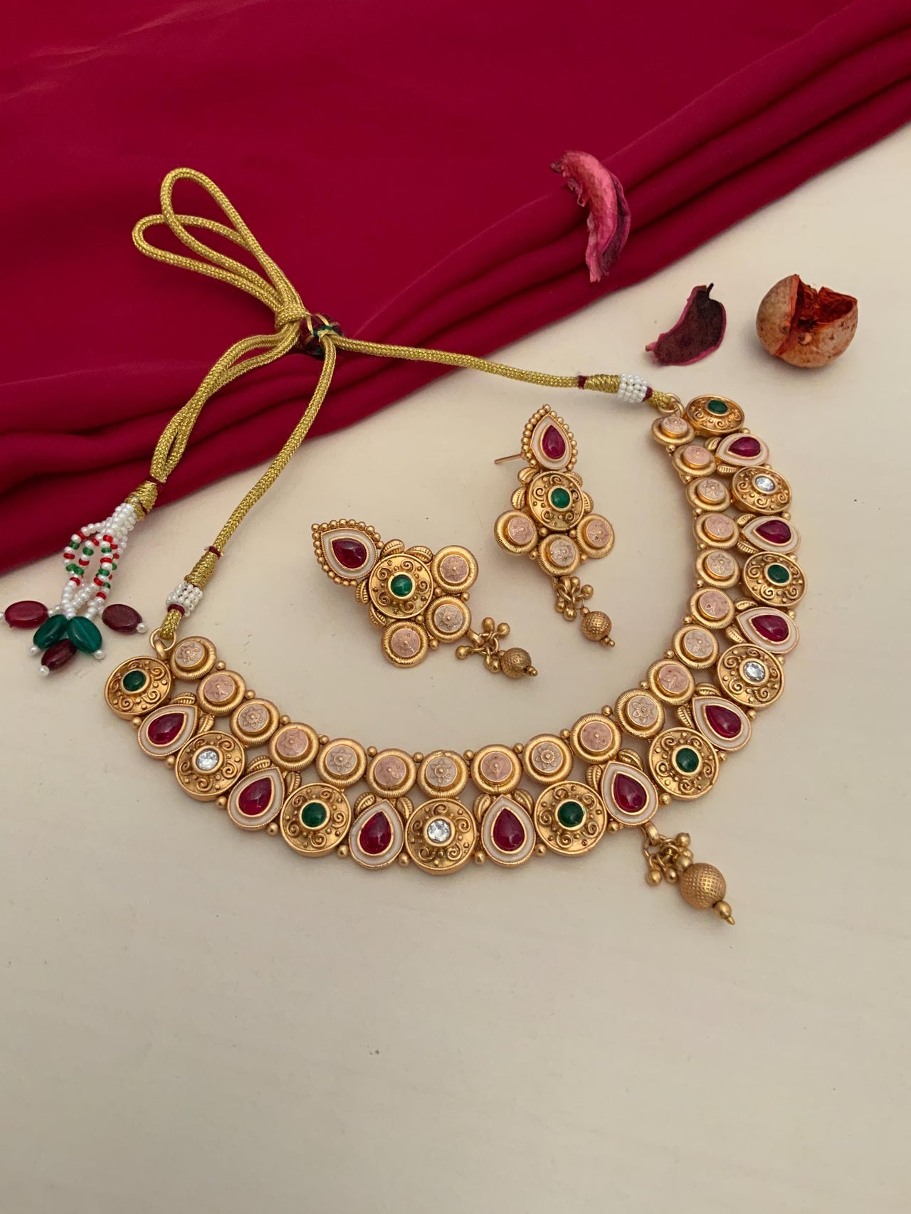 Necklace With Earring 