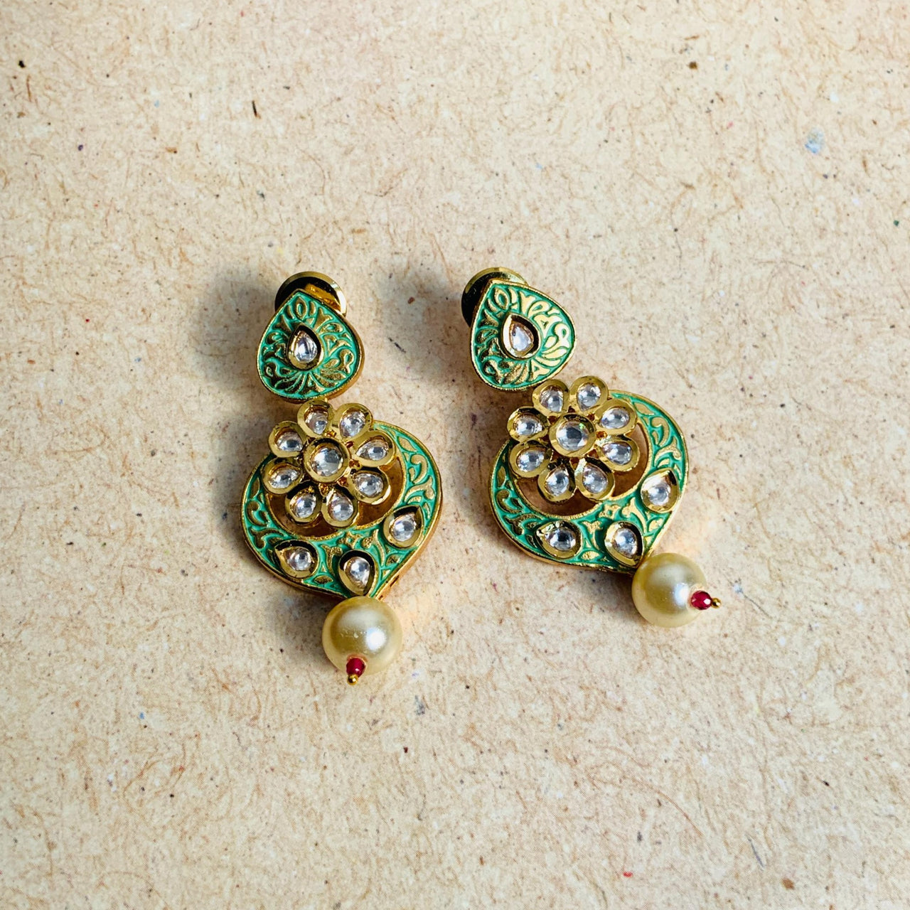 Charming Kundan Necklace & Earring - Abdesignsjewellery
