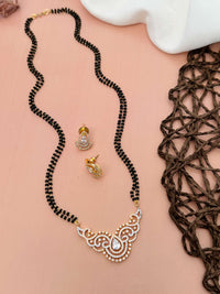 Thumbnail for Fine Gold Plated American Diamond Mangalsutra