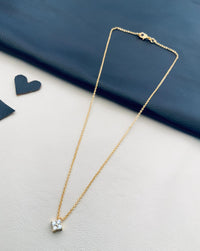 Thumbnail for Minimal Gold Plated Pendant Chain - Abdesignsjewellery