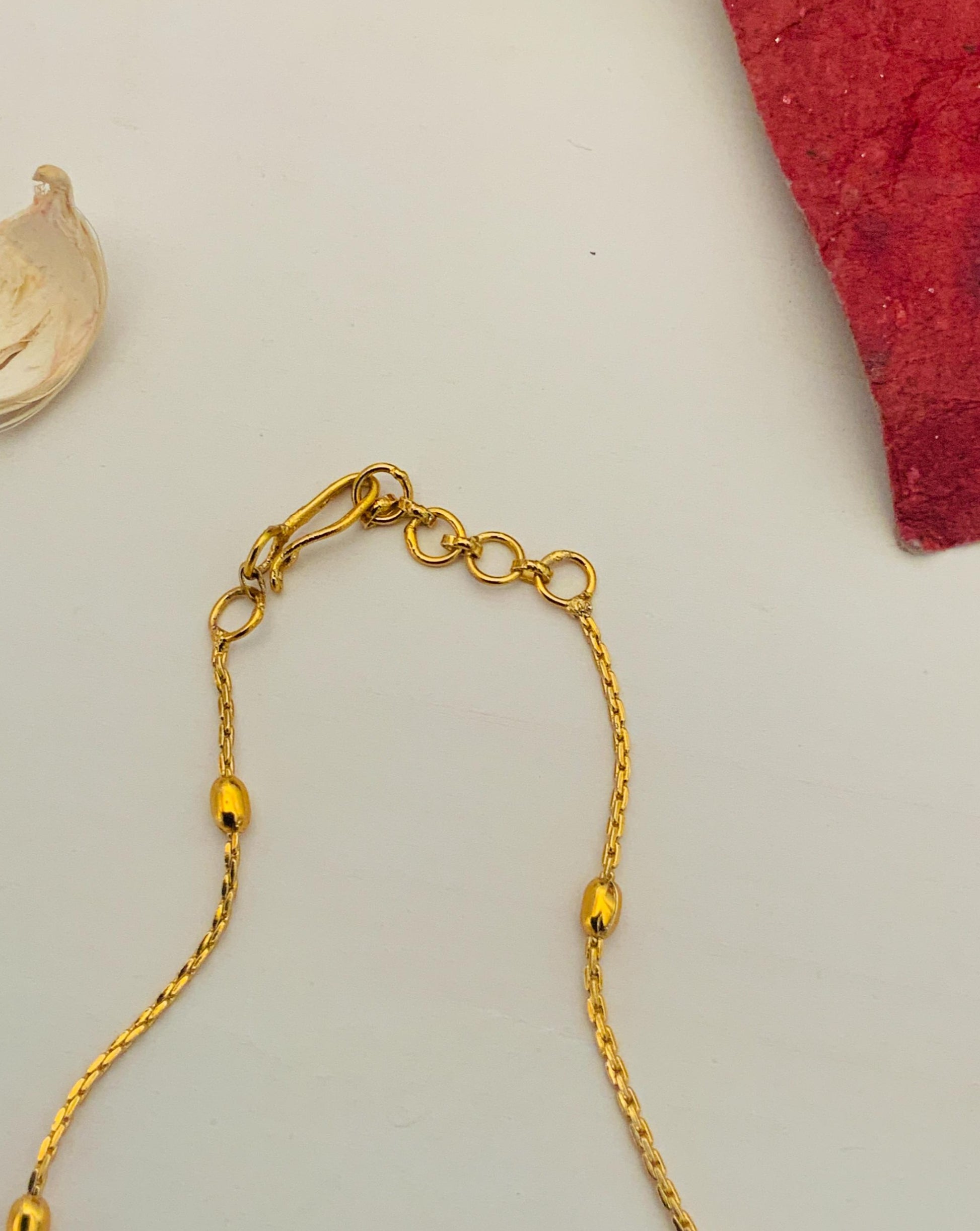 Pachi kundan Pendant Chain Set