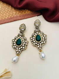 Thumbnail for Sabyasachi Inspired Victorian Peacock Pearl Necklace