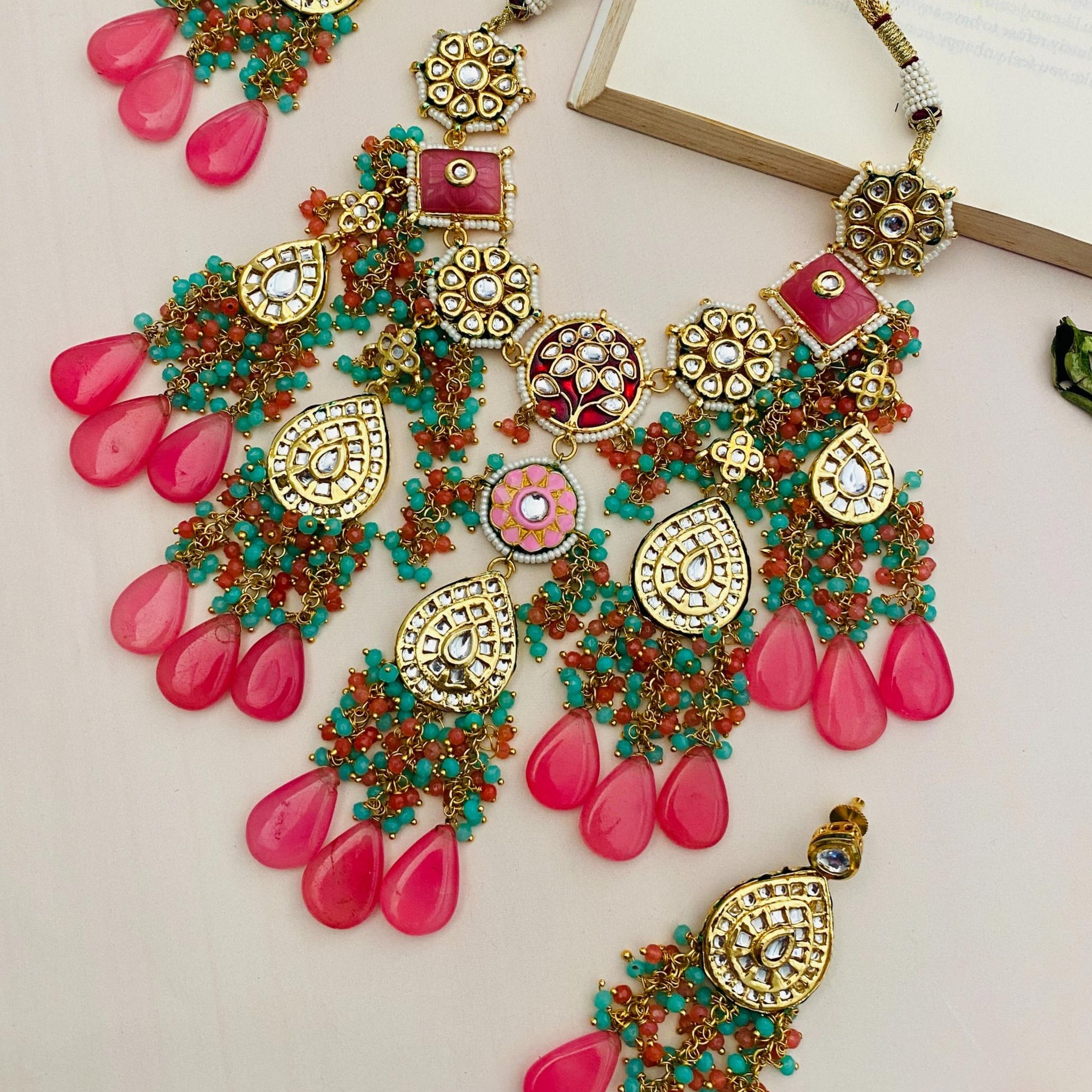 Gold Plated Bridal Necklace