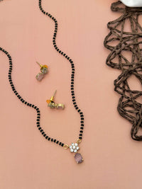 Thumbnail for Simple Gold Plated American Diamond Mangalsutra