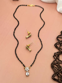 Thumbnail for Simple Gold Plated American Diamond Mangalsutra