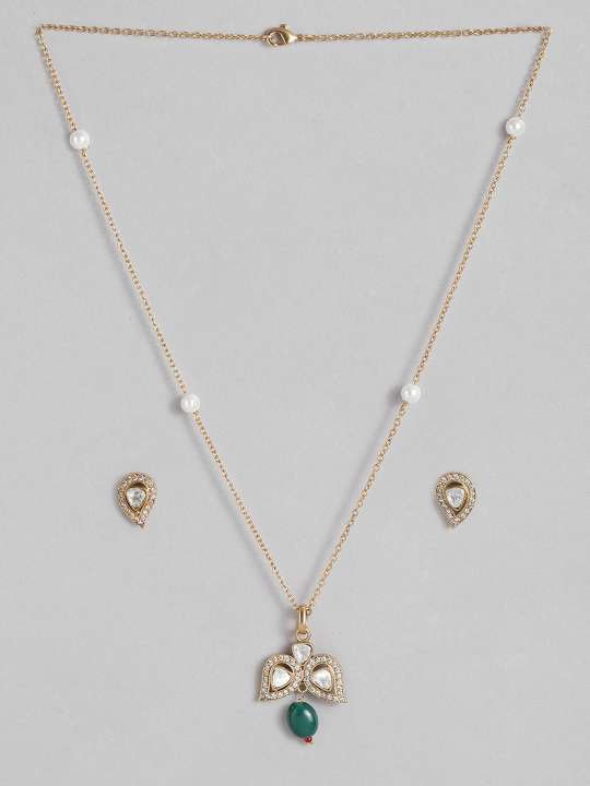 Pendant Chain With Earring 