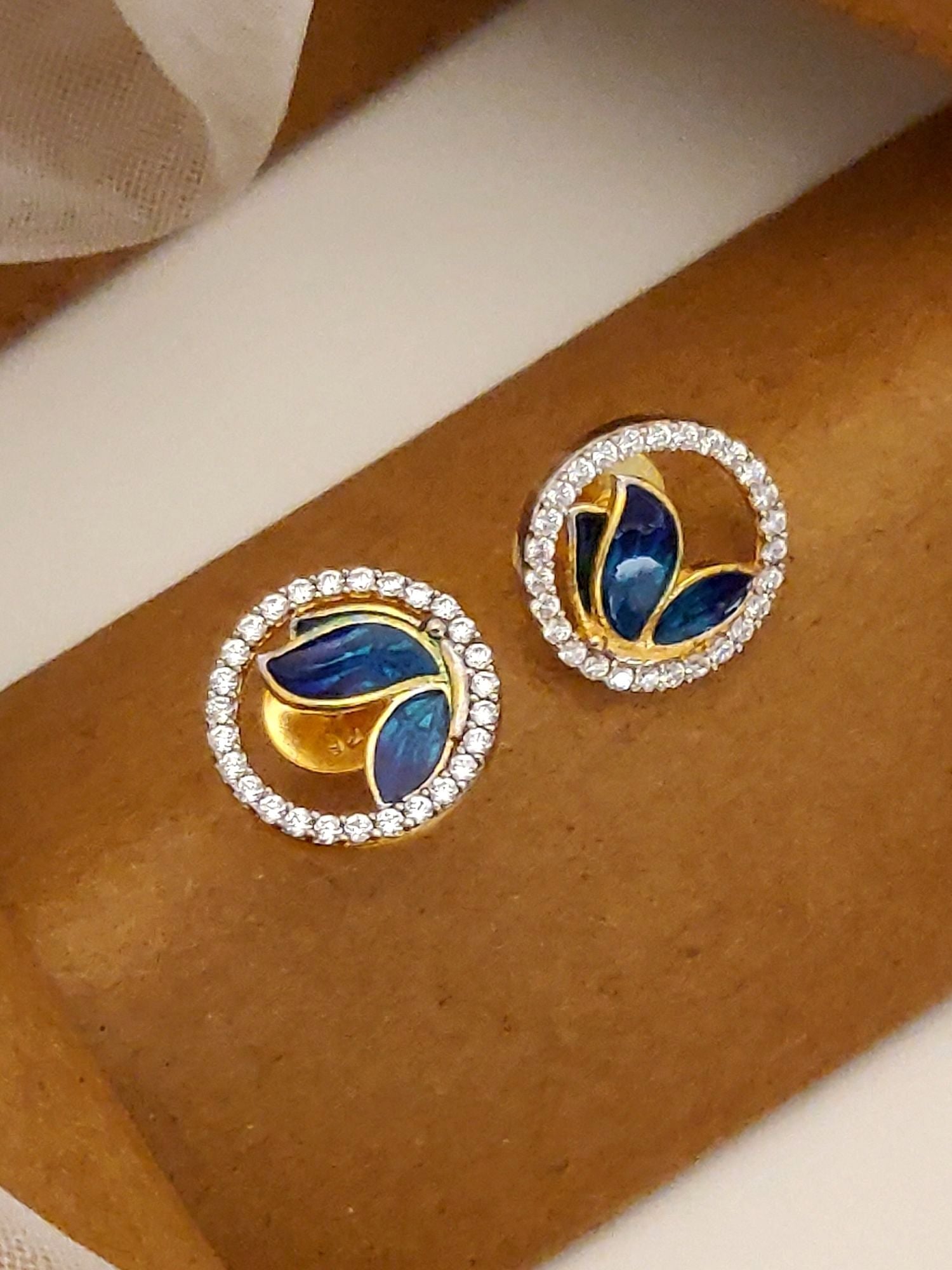 925 Sterling Silver Diamond Studs Earring