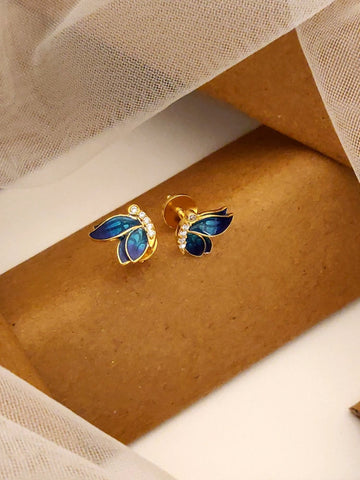 925 Sterling Silver Diamond Studs Earring