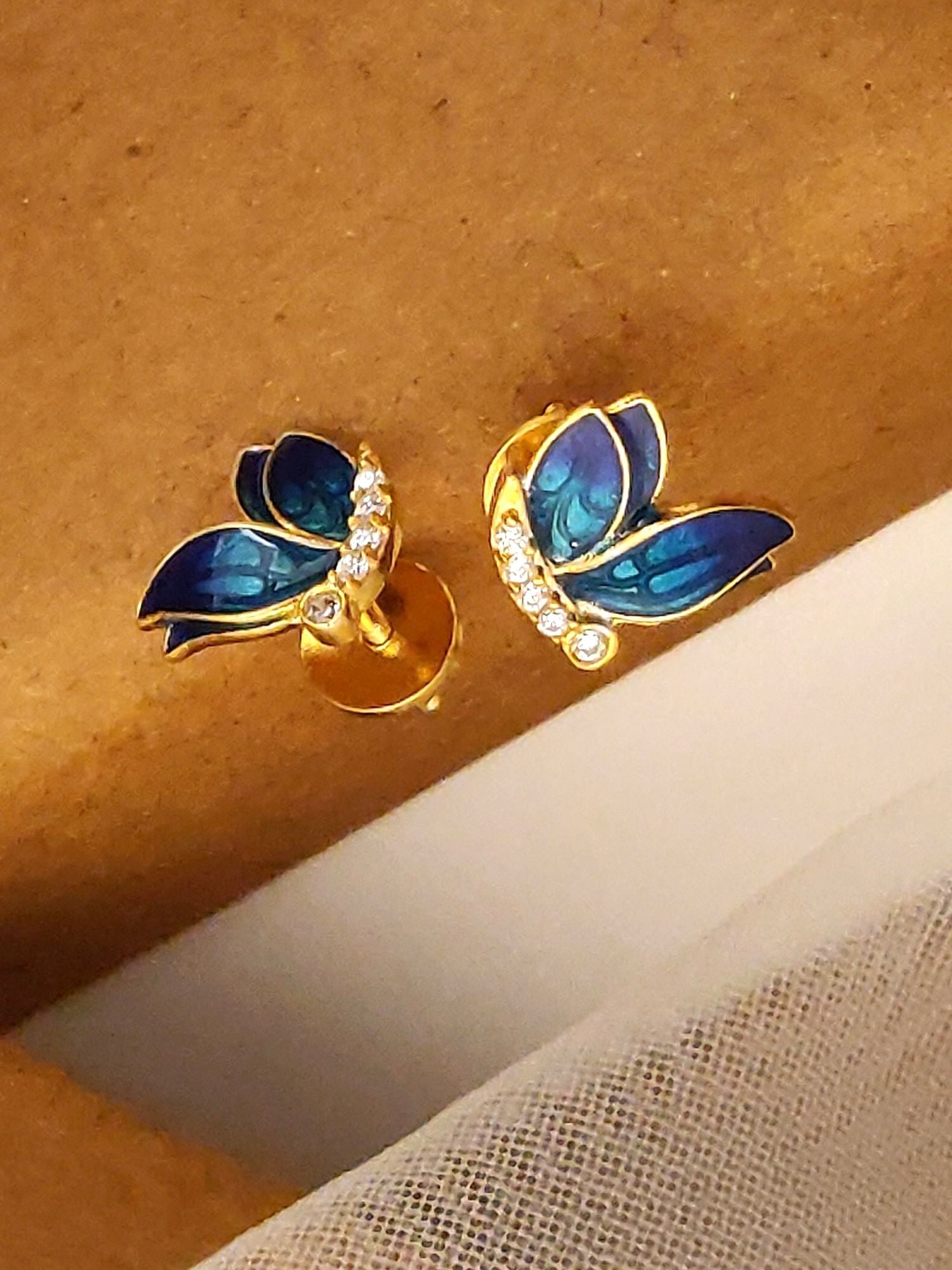 925 Sterling Silver Diamond Studs Earring