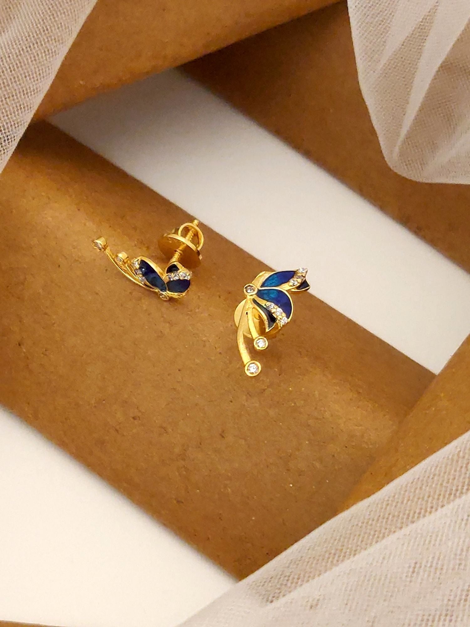 925 Sterling Silver Diamond Studs Earring