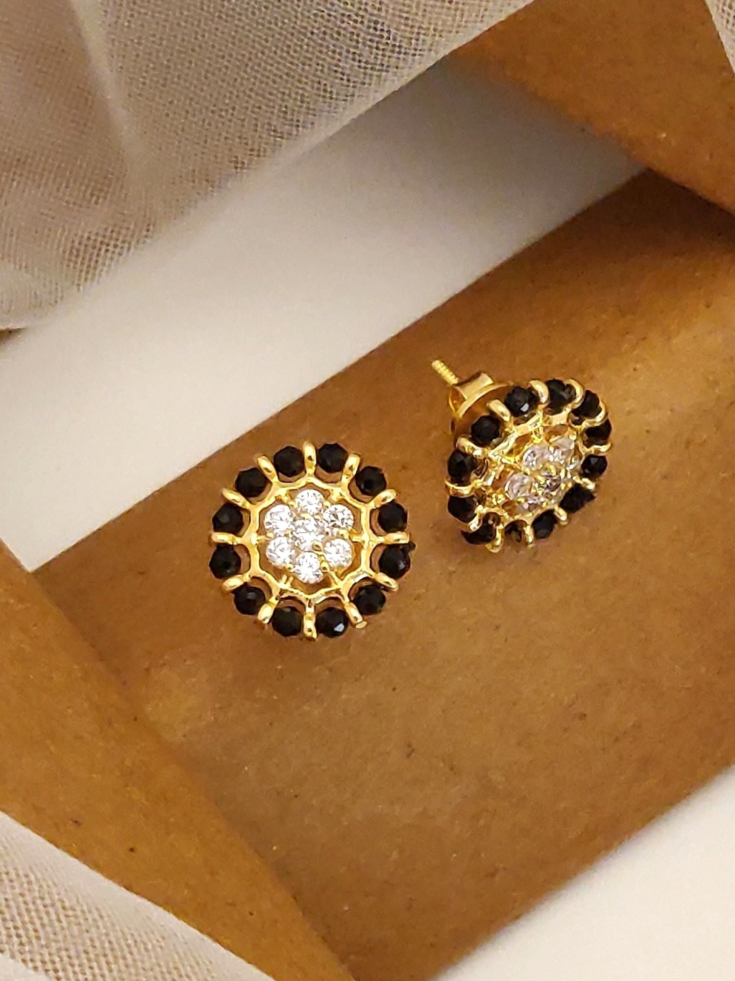 925 Sterling Silver Diamond Studs Earring