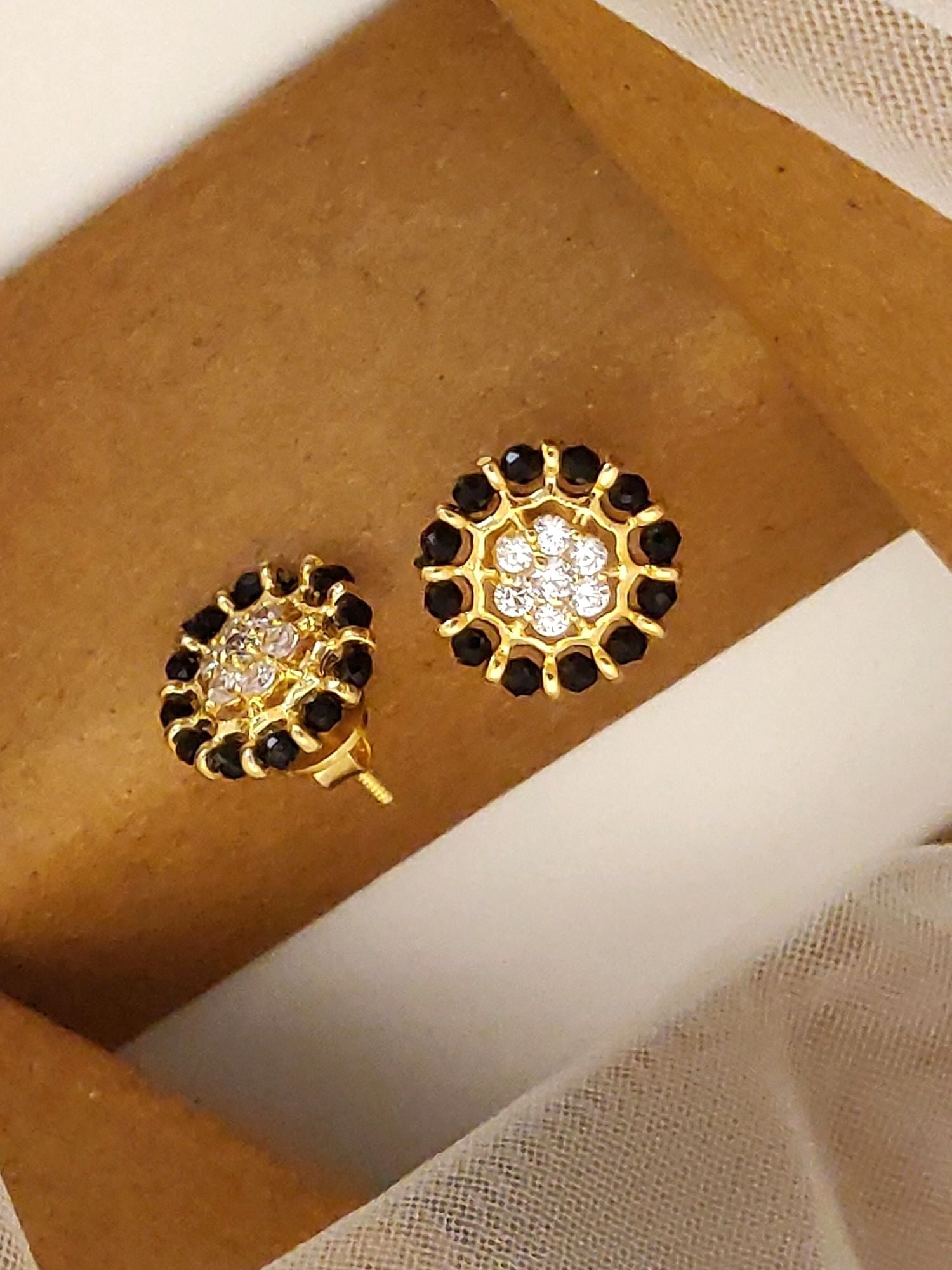 925 Sterling Silver Diamond Studs Earring