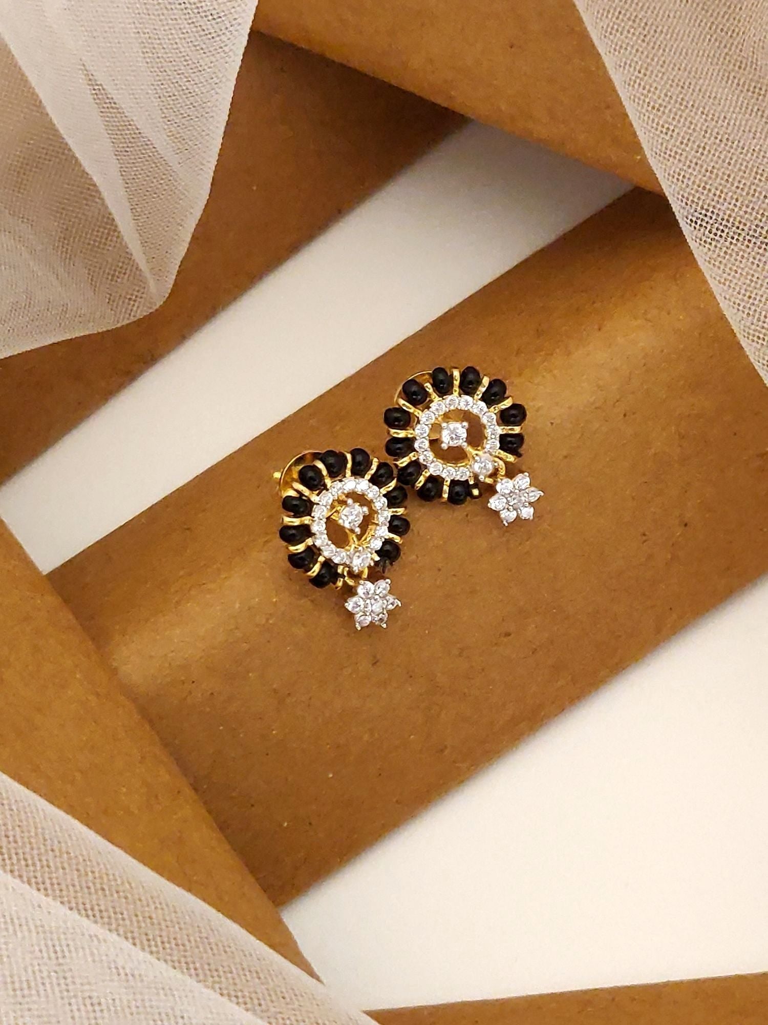 925 Sterling Silver Diamond Studs Earring