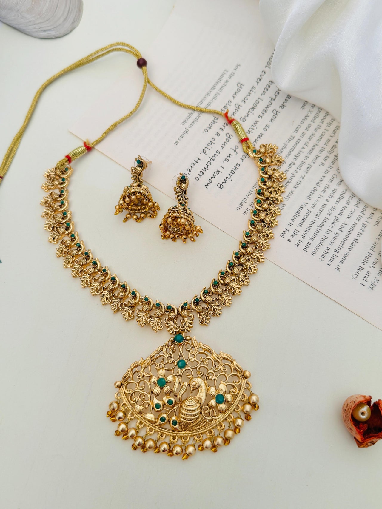 Necklace With Earring 