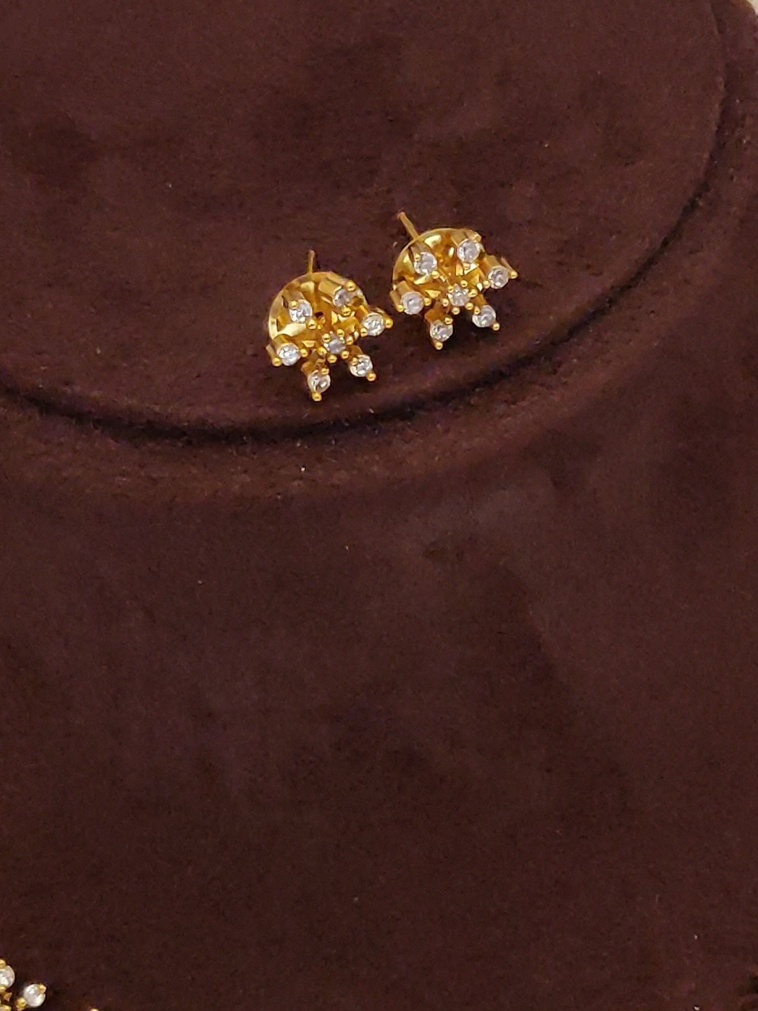 Abdesigns Gold Plated Kempstone Necklace Set