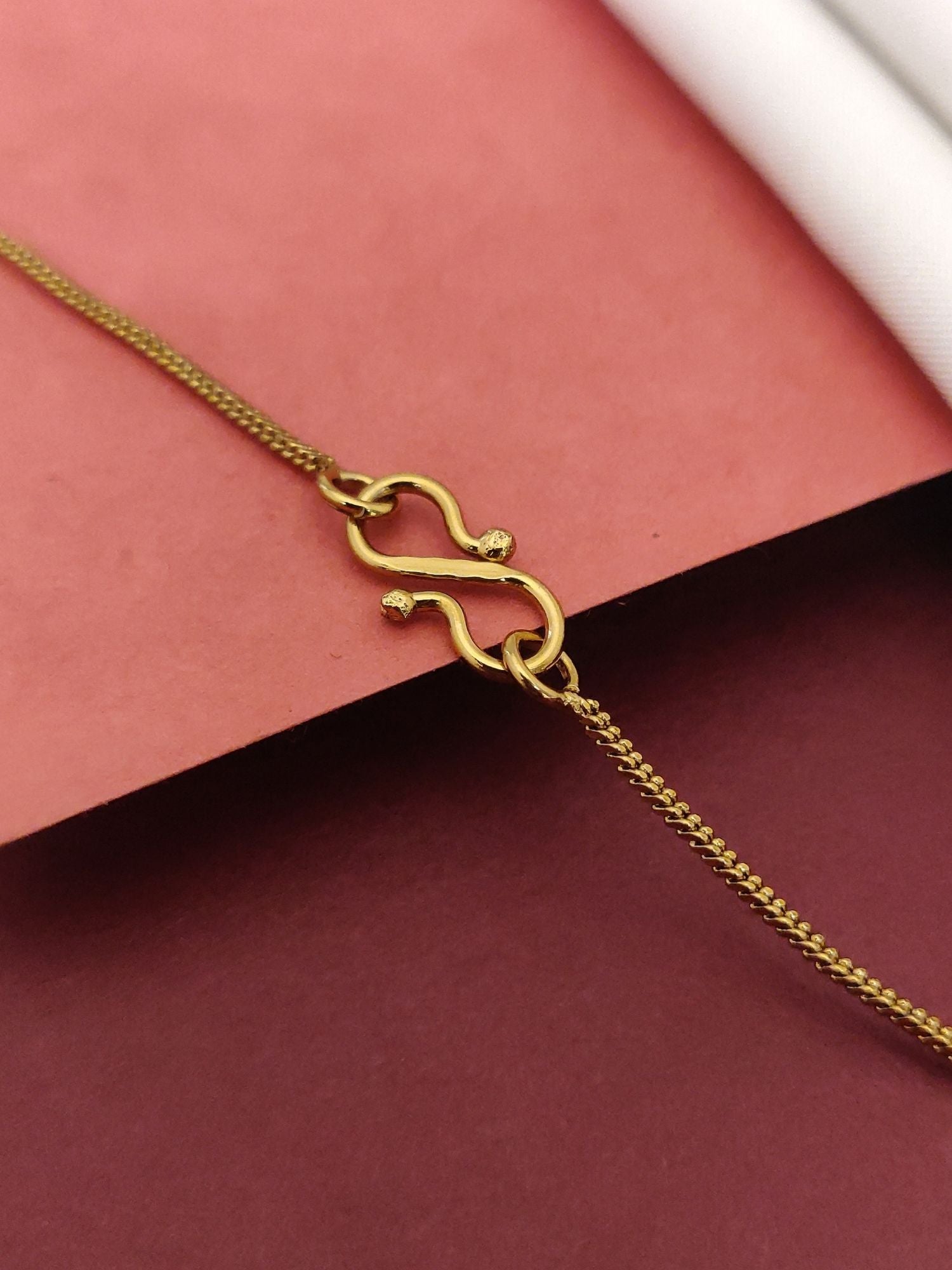 Abdesigns Gold Plated KempStone Pendant Set