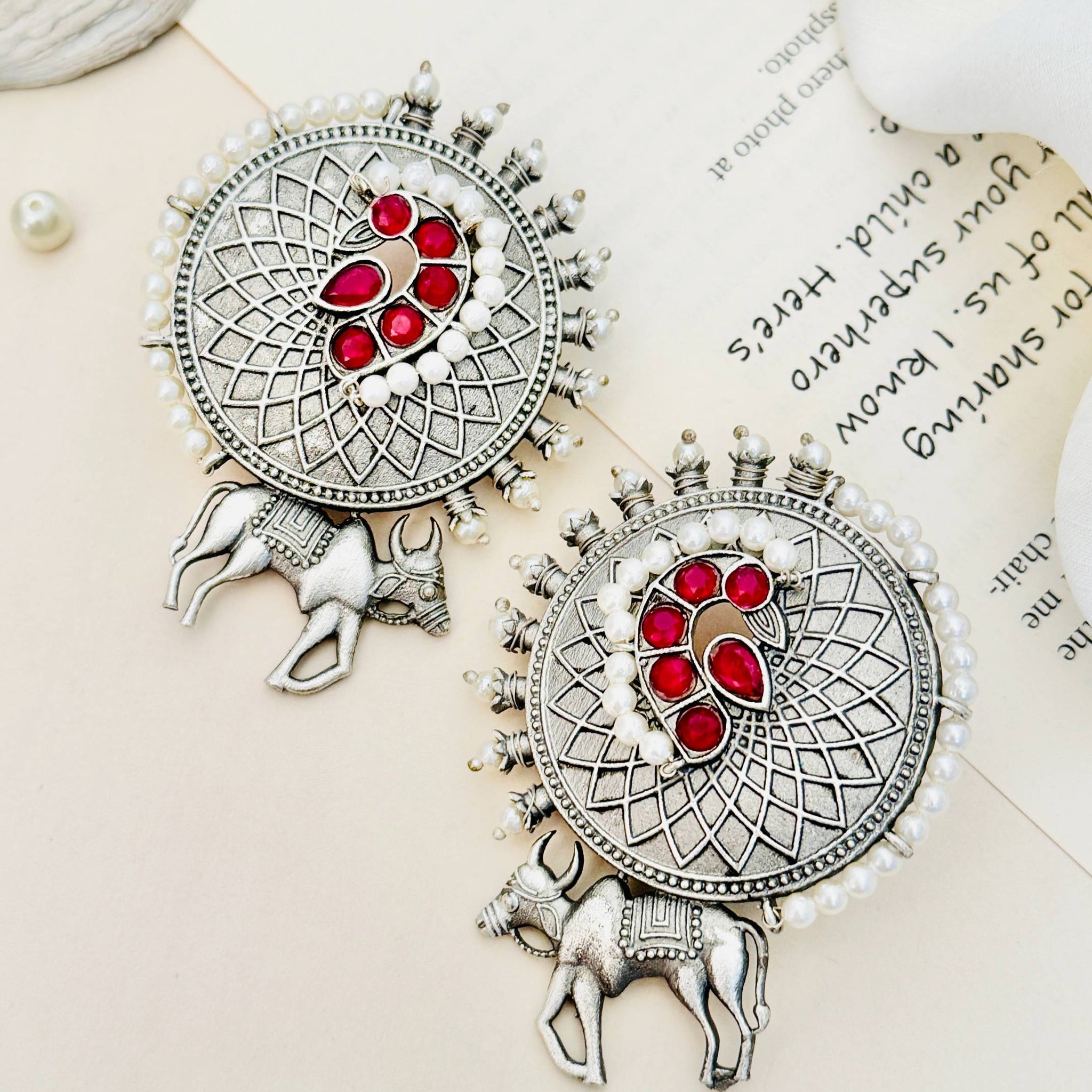 German Silver Earring 