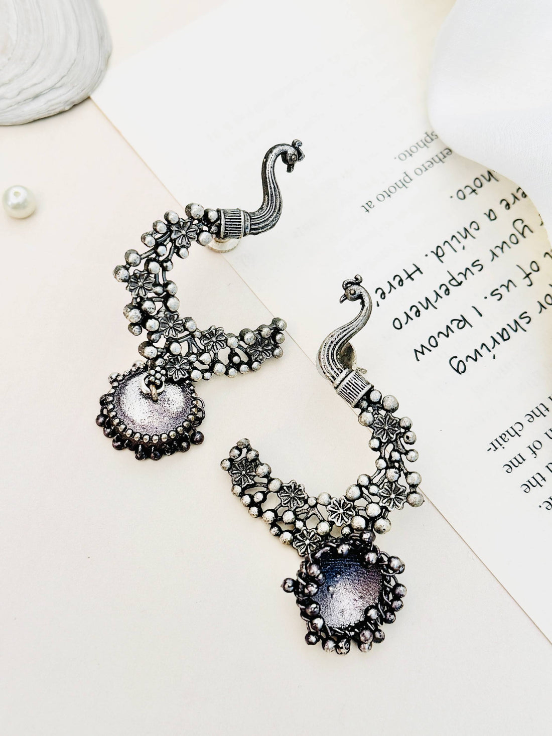 German Silver Plated Earring 