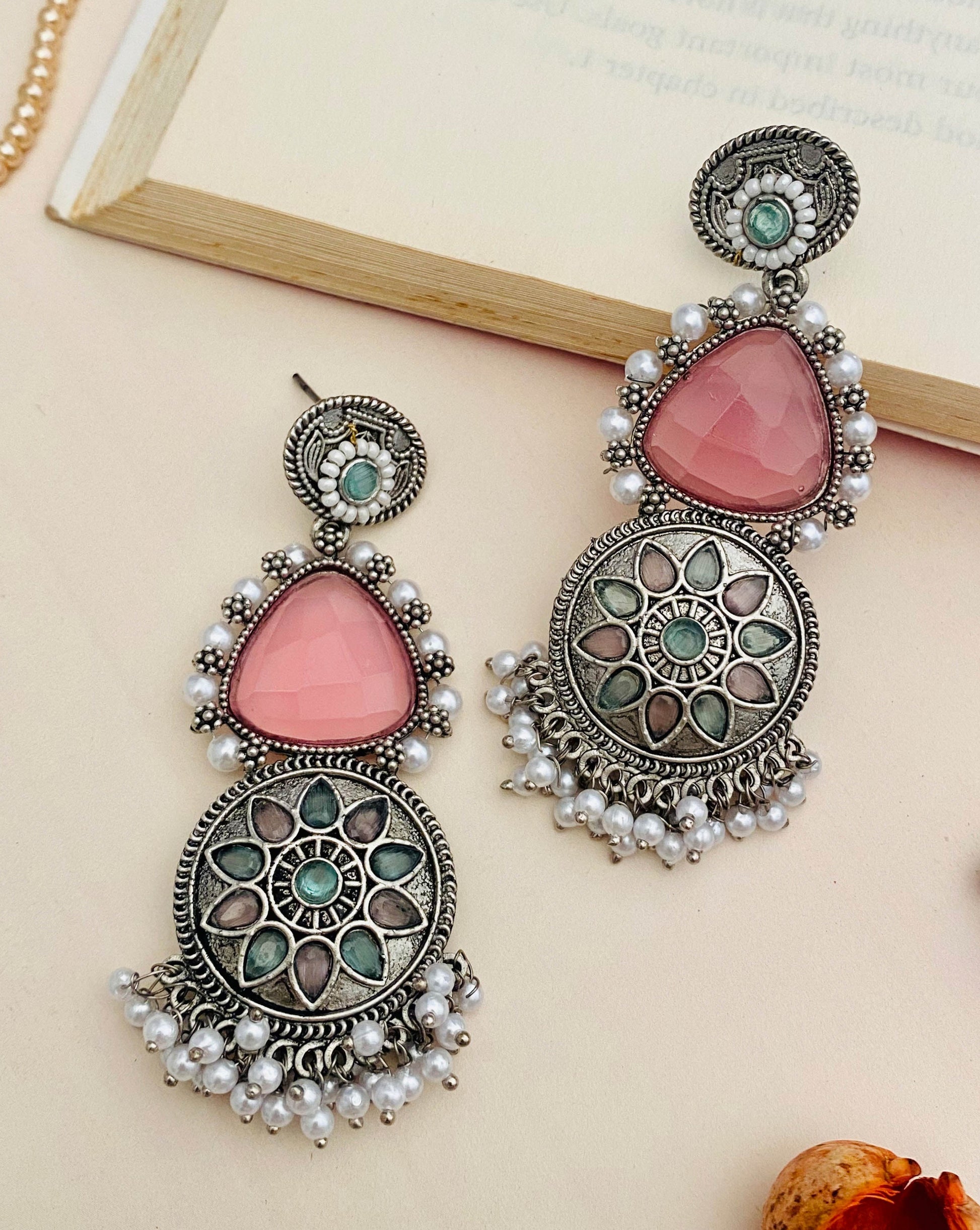 German Silver Earrings