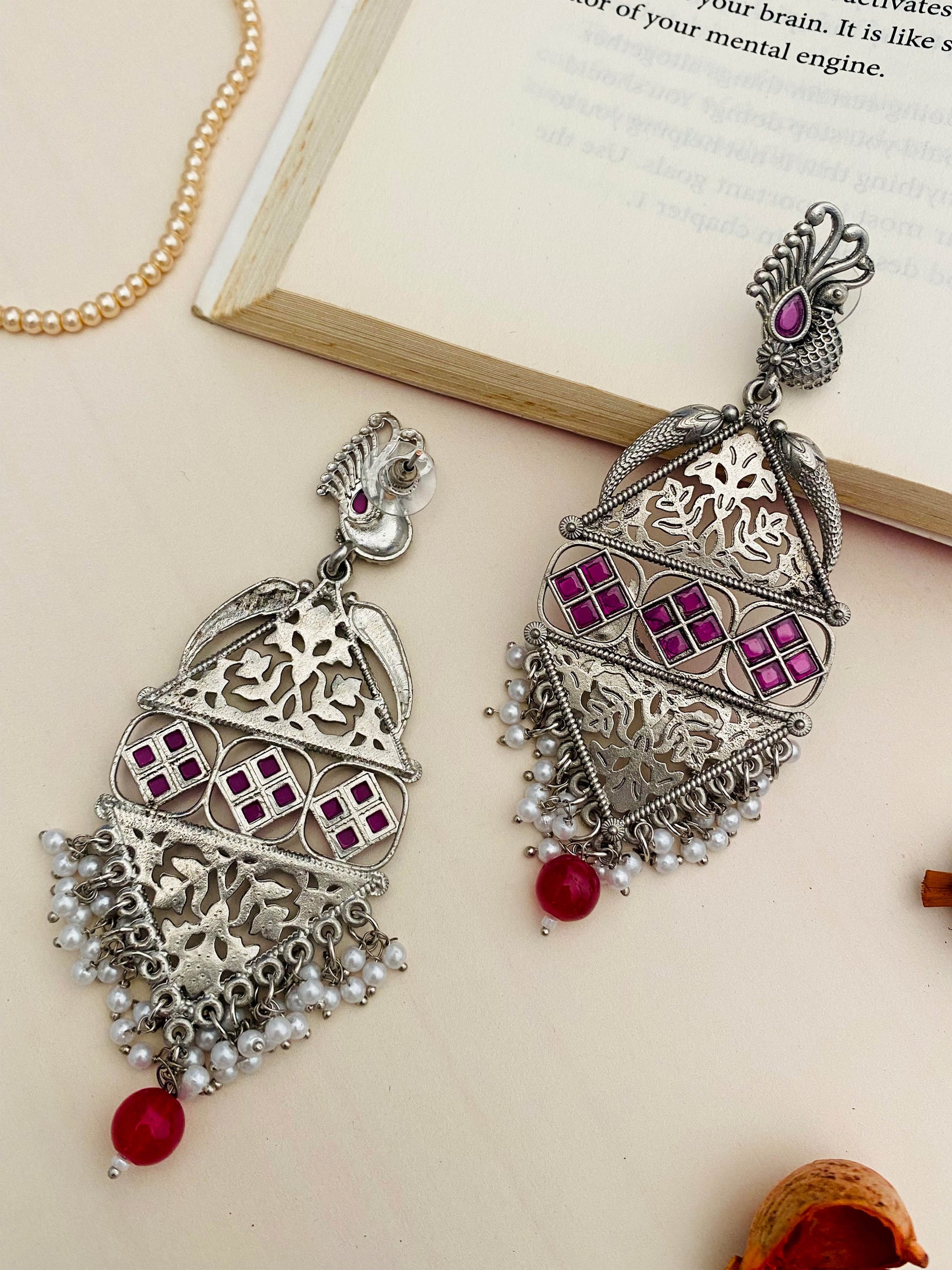 German Silver Earrings