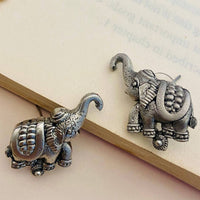 Thumbnail for Minimal Elephant German Silver Earring - Abdesignsjewellery