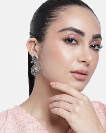 High Quality Bold German Silver Earring