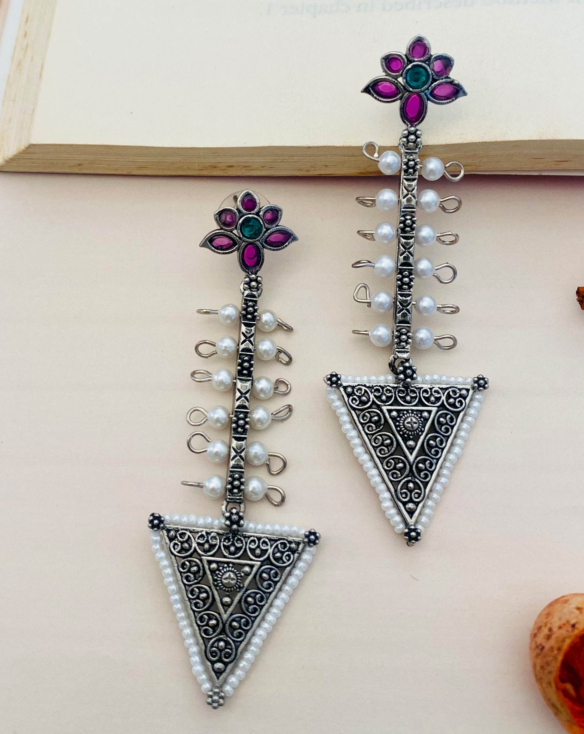 German Silver Earrings