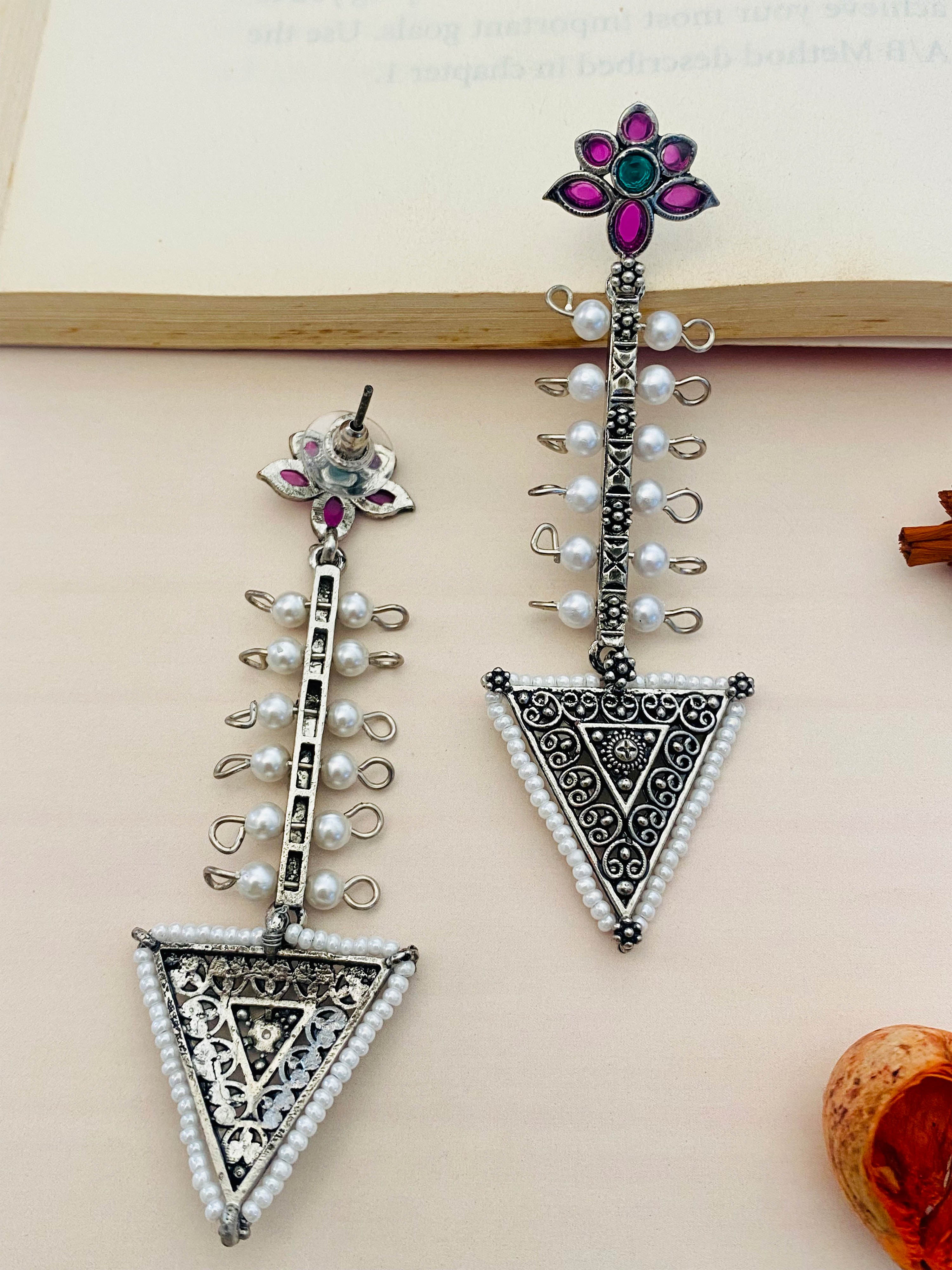 German Silver Earrings For Women