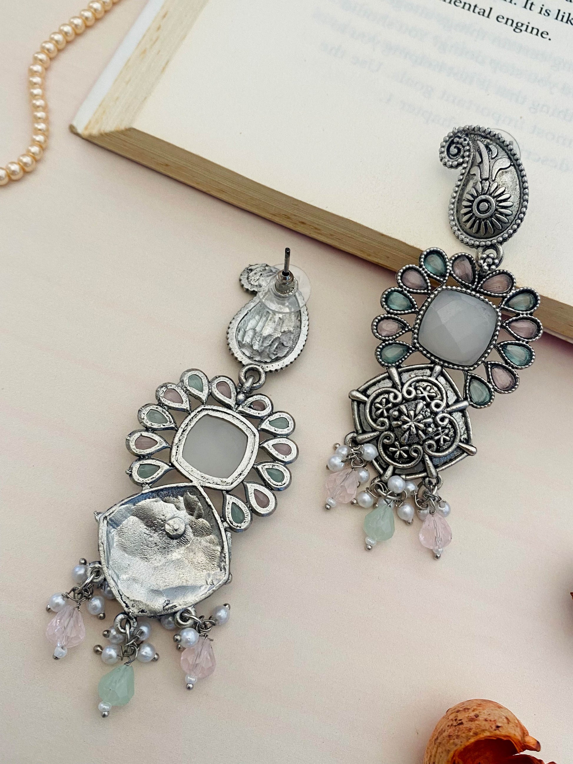 Timeless High Quality German Silver Earrings - Abdesignsjewellery