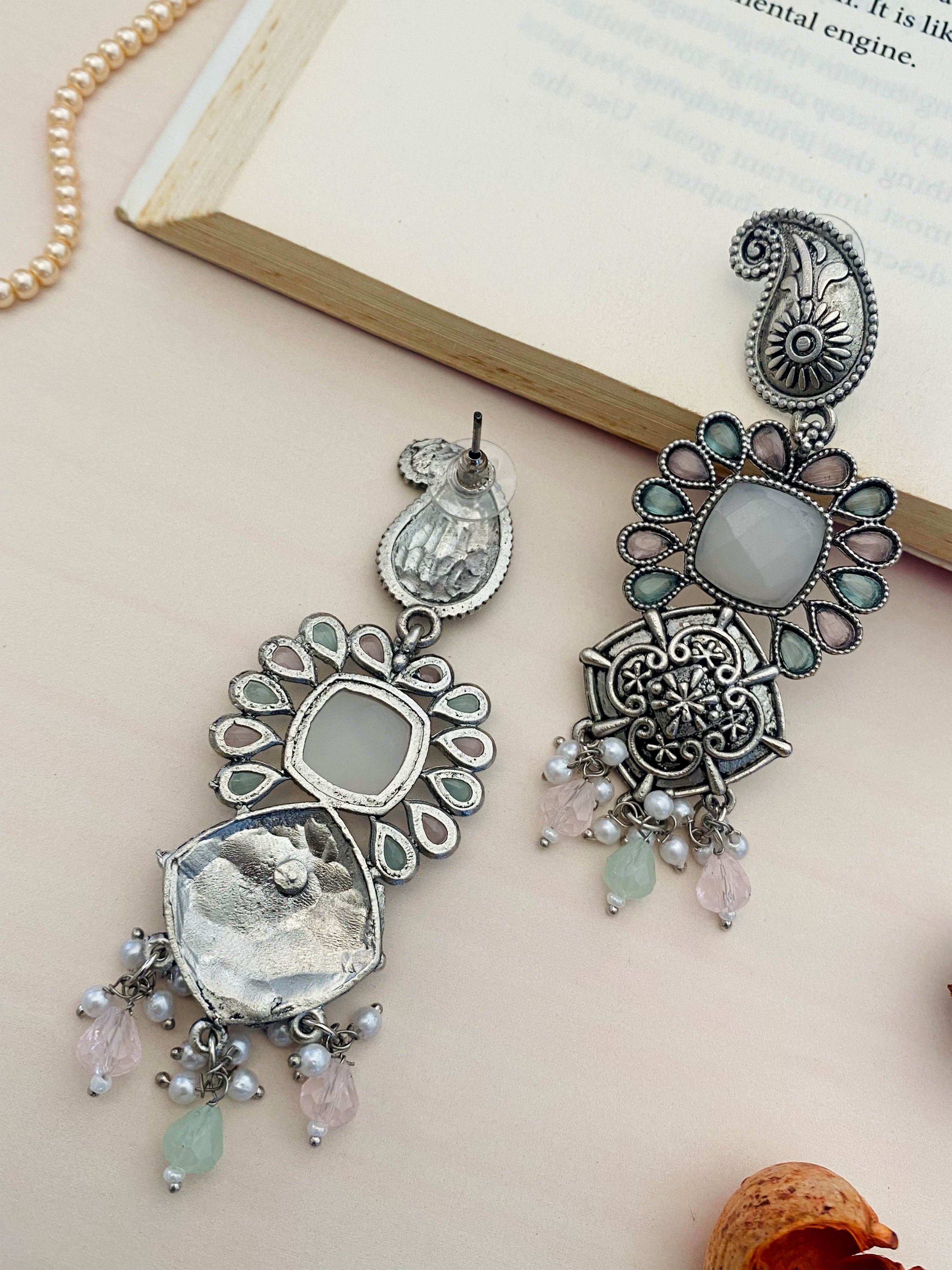 Timeless High Quality German Silver Earrings - Abdesignsjewellery