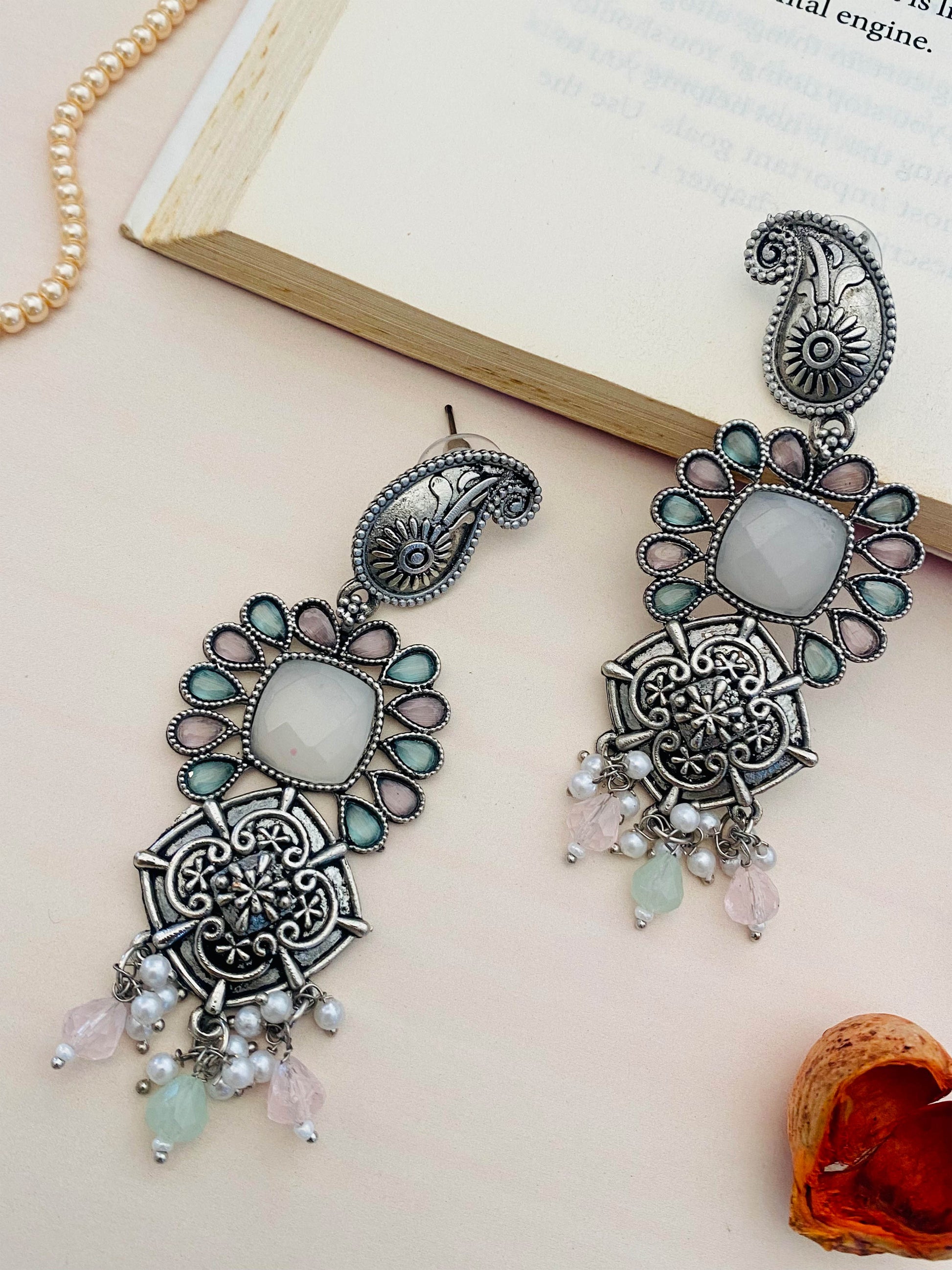 Timeless High Quality German Silver Earrings - Abdesignsjewellery