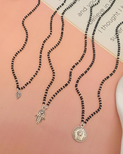 Beautiful German Silver Plated Managalsutra Combo