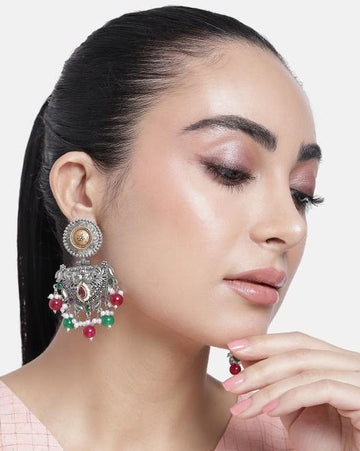 Timeless High-Quality German Silver Earring - earrings by Abdesigns Jewellery