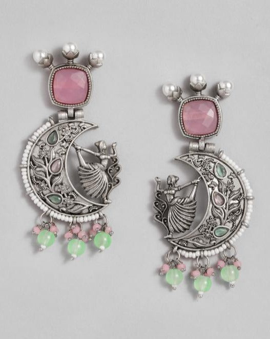High-Quality Contemporary German Silver Doll Earring