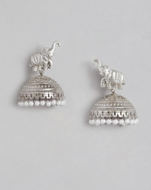 Elephant High Quality German Silver Earrings