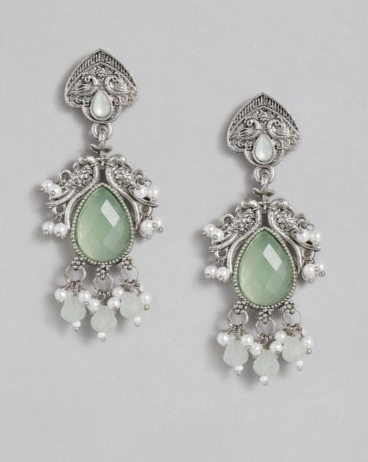 Graceful High Quality German Silver Earrings