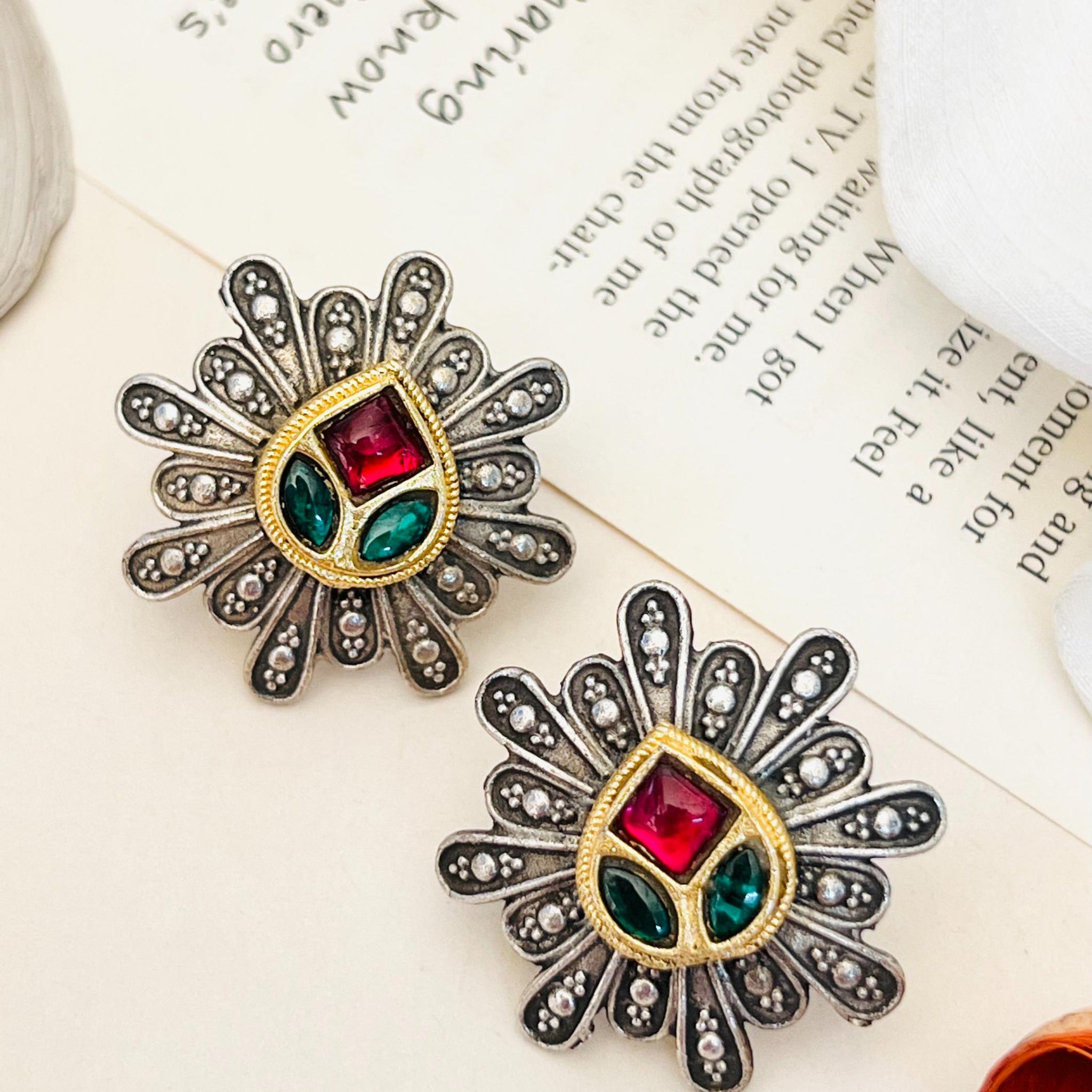 German Silver Earring 