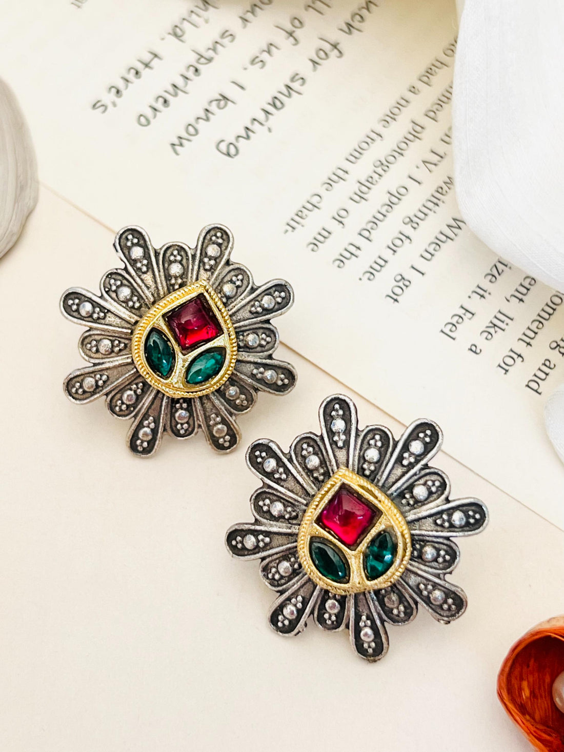 German Silver Earring 