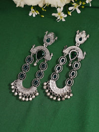 Thumbnail for Long Peacock German Silver Earrings