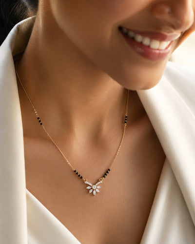 Abdesigns Modern Dainty Minimal Mangalsutra
