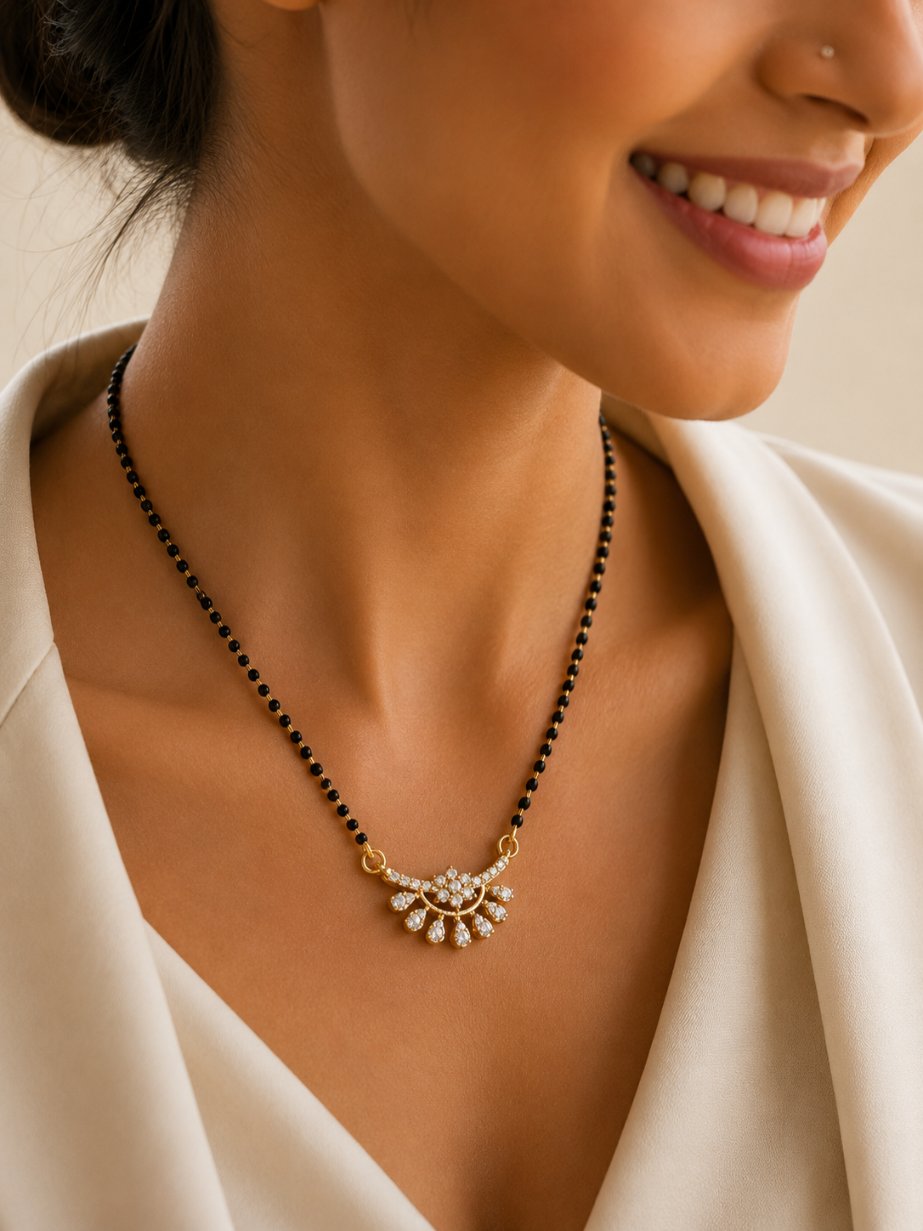 Abdesigns Modern Dainty Minimal Mangalsutra