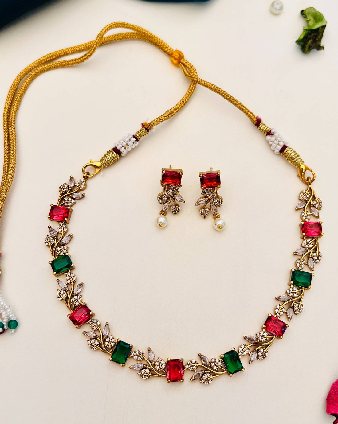 Matt Gold Plated Necklace