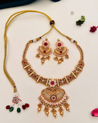 Thumbnail for Gold Plated Necklace Set