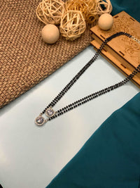 Thumbnail for Amandeep Sidhu Inspired Double Gold Stone Mangalsutra - Abdesignsjewellery