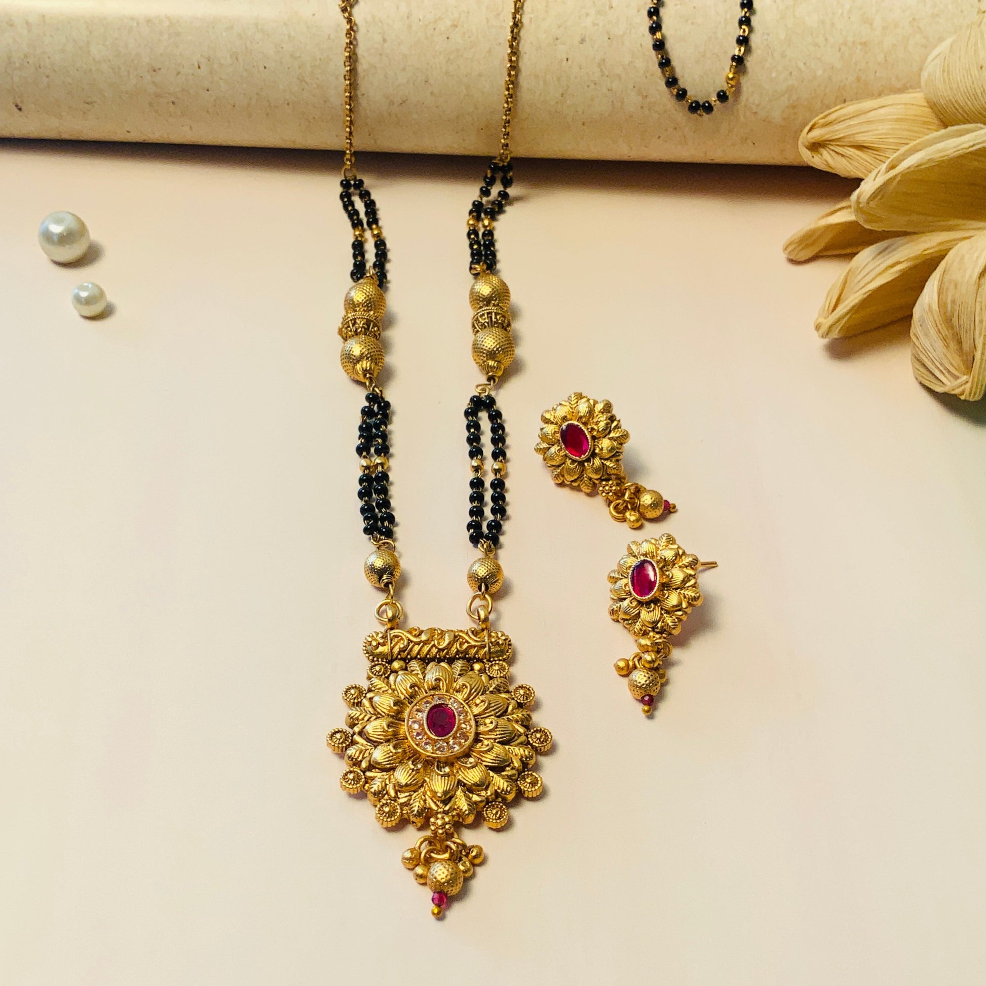 Classic Antique Long Mangalsutra - Abdesignsjewellery