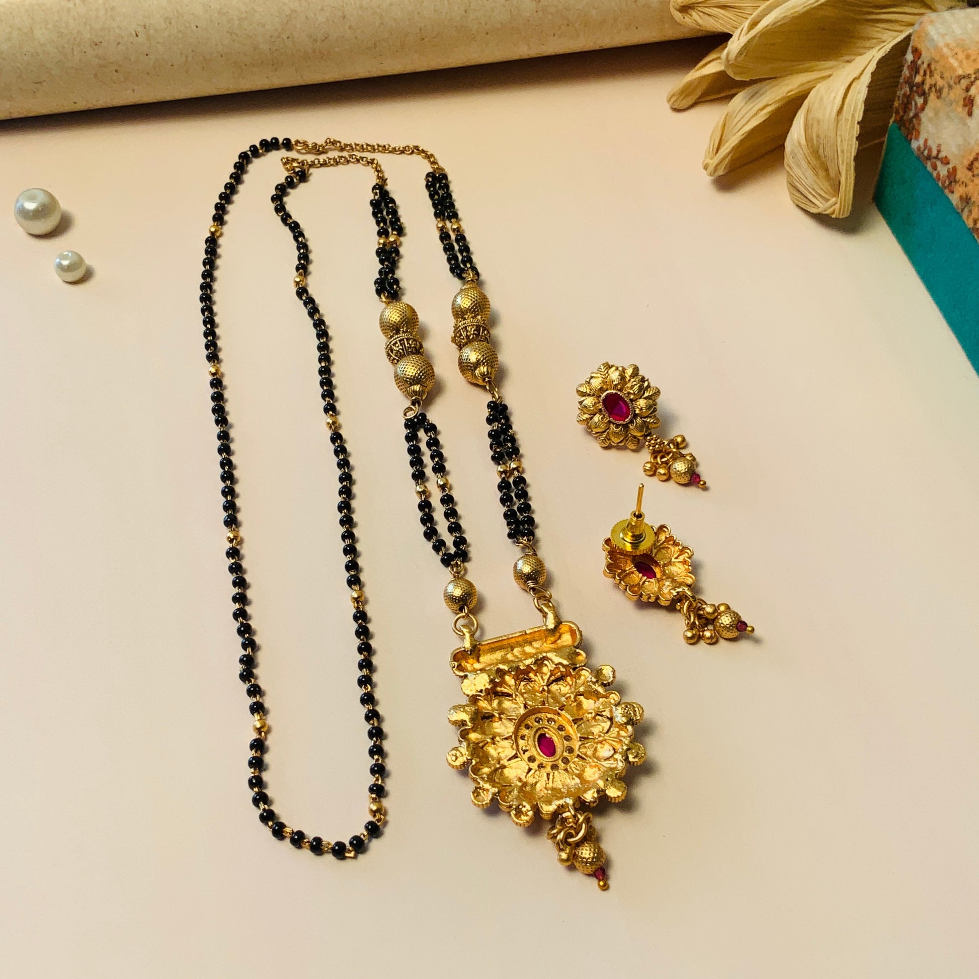 Classic Antique Long Mangalsutra - Abdesignsjewellery