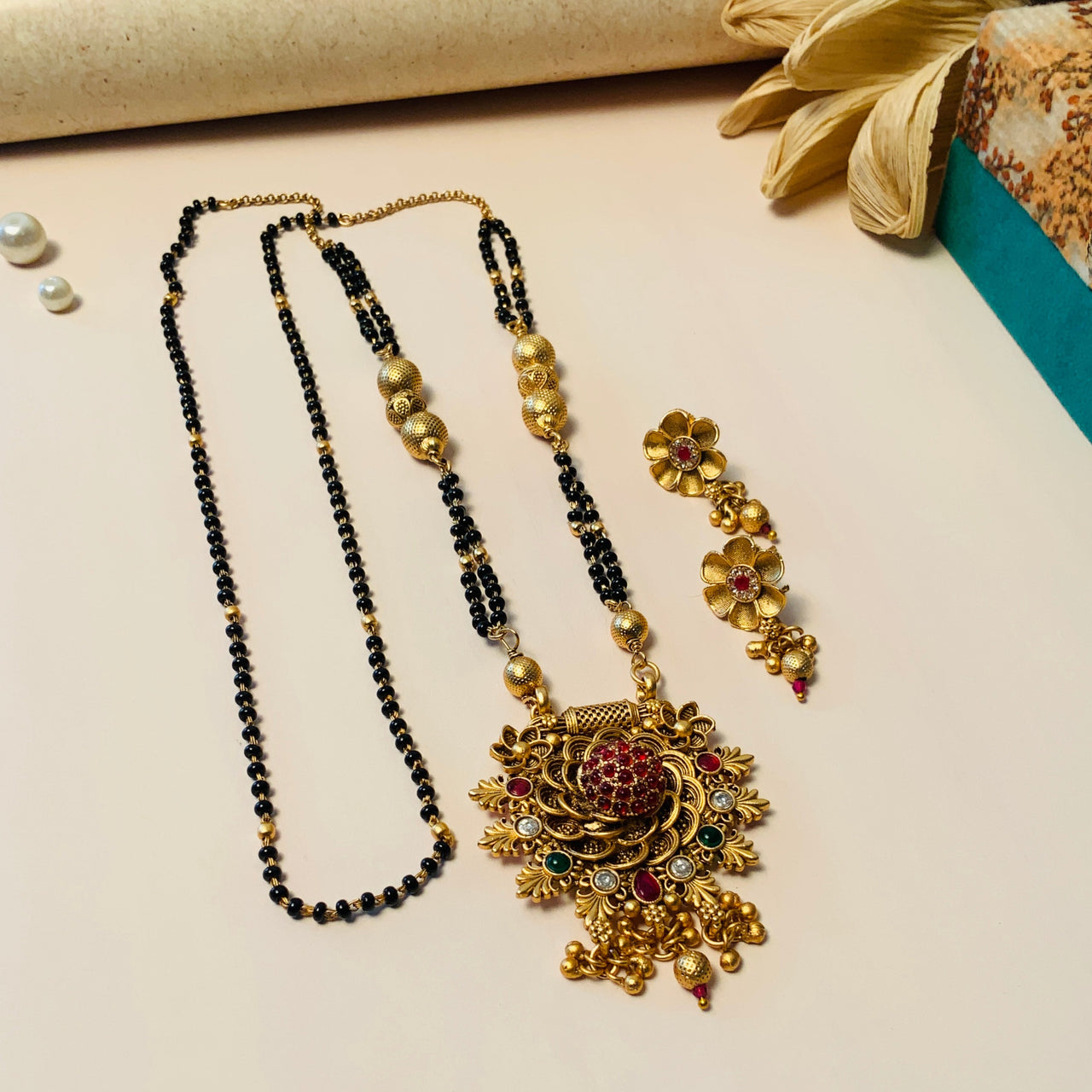 Finely-crafted Antique Long Mangalsutra
