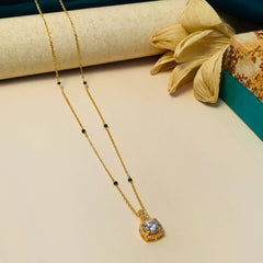High Quality Minimal Gold Plated Mangalsutra