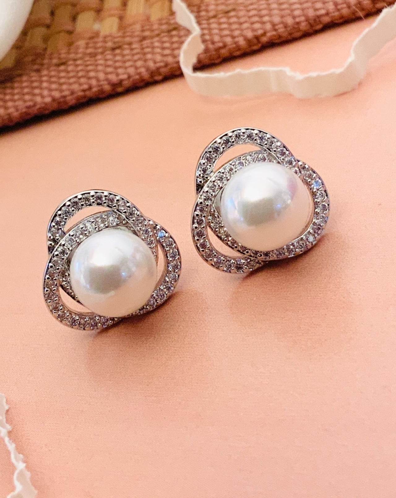 Silver Plated Studs Earring 